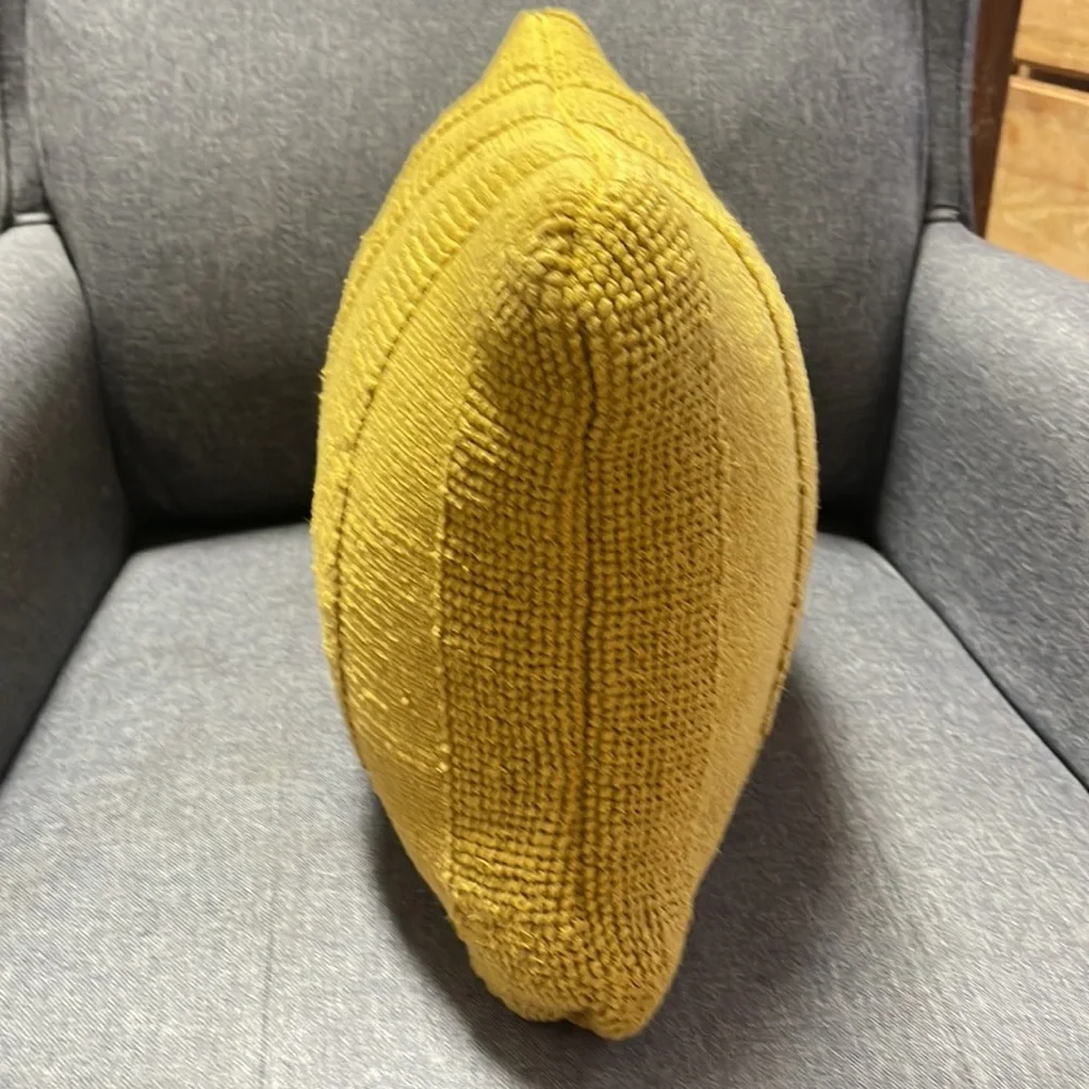West Elm Tufted Stripe Indoor/Outdoor Pillow
